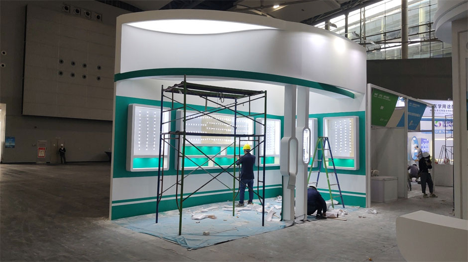 和美樂展臺(tái)搭建現(xiàn)場(chǎng)