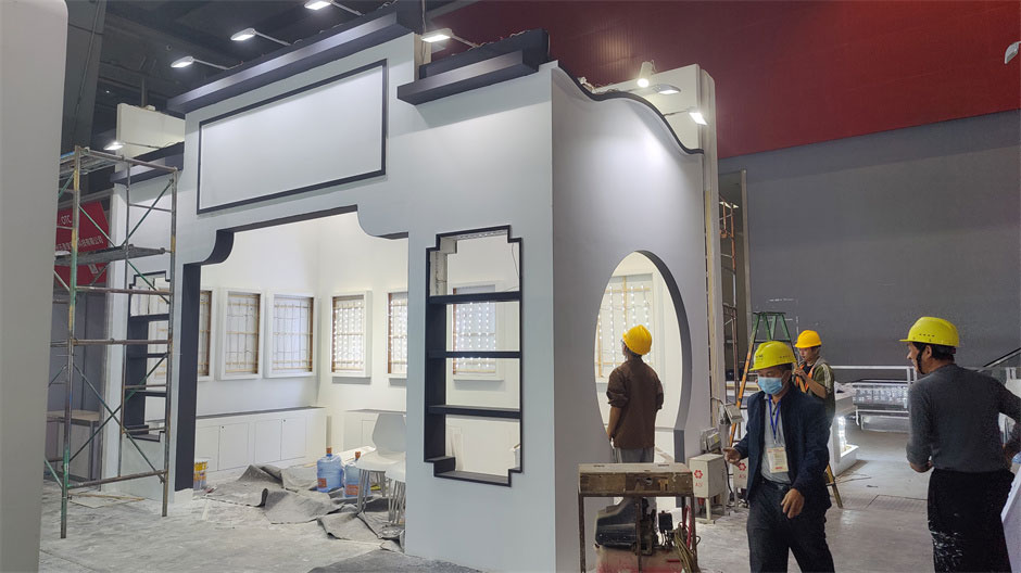 蘇州天龍展臺(tái)搭建現(xiàn)場(chǎng)